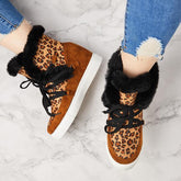 Winter Warm Wedge Heel Suede Boots Oshnow